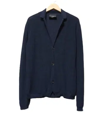 EMPORIO ARMANI 라펠 니트 가디건 엠포리오 아르마니