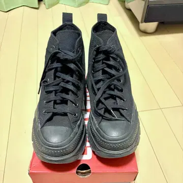 CONVERSE 컨버스 통굽 하이컷 스니커즈 올 블랙