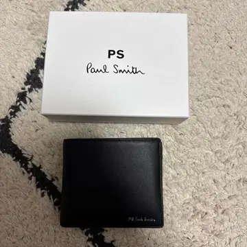 Paul Smith 블랙 이단 접이식 지갑 박스 포함