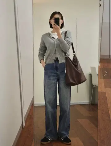 russet 소프트 가죽 원 숄더백 브라운