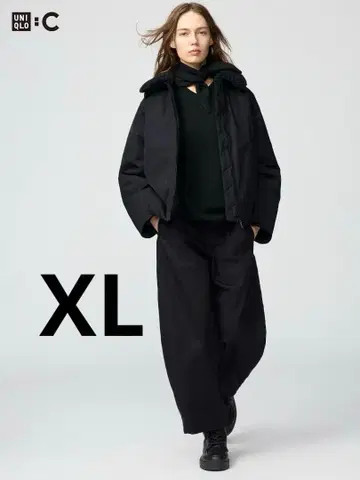 XL 코튼 커브 앵클 팬츠 유니클로C