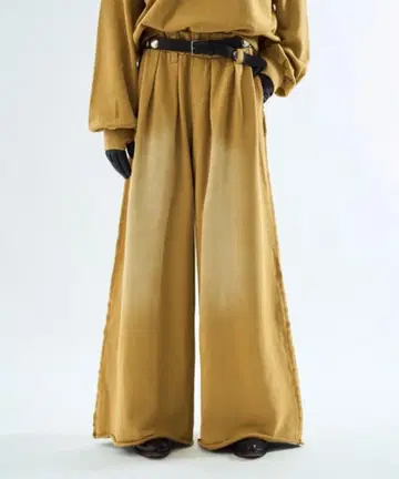 seyto 사이즈 1 / 블리치 페이드 3 턱 배기 스웨트 팬츠