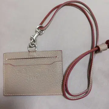 베이지 id 케이스 패스 케이스