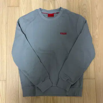 HUGO 그레이 크루넥 트레이닝복