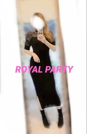 ROYAL PARTY 니트 롱 원피스 새상품급