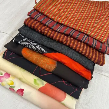 6808 겉옷 모지리 모음 세트 리메이크 명주 줄무늬 꽃무늬