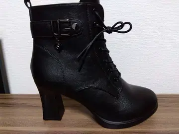 레이스업 숏부츠 25 새상품 박스 없음