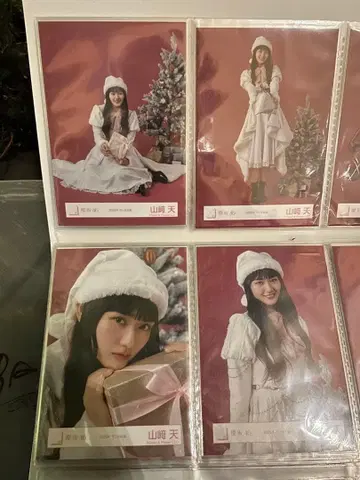 사쿠라자카46 야마자키 텐 2025년 산타 브로마이드 4종 컴프