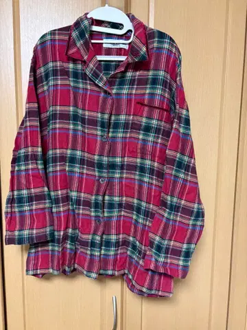 SONIA RYKIEL 체크 무늬 긴팔 셔츠