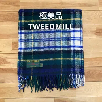 [컨디션 최상] 트위드밀 대형 숄 담요