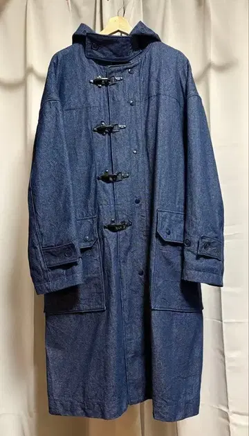 엔지니어드 가먼츠 데님 Fireman Duffle Coat