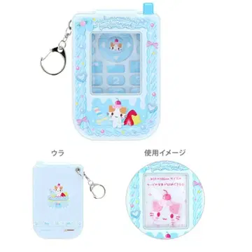 산리오 마쉬멜로우처럼 폭신폭신한 냥코 패스 케이스 휘핑 데코레이션