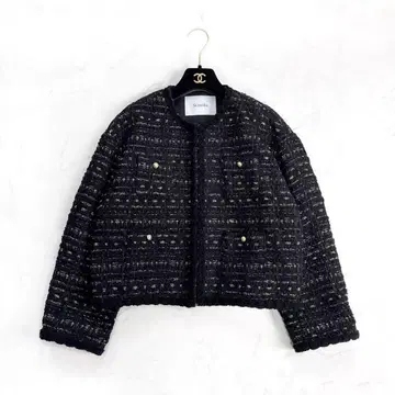 걸리쉬 St.cecilia 샹티 트위드 자켓 블랙
