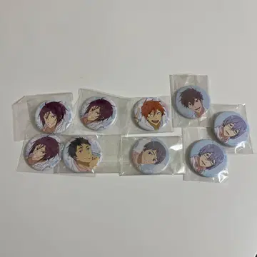 Free! 마츠오카 린 외 캔뱃지 9개 세트