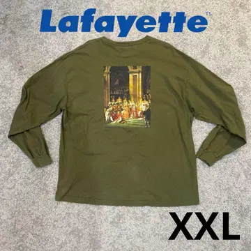 라파예트 lafayette 회화 시리즈 롱T 카키 XXL 사이즈