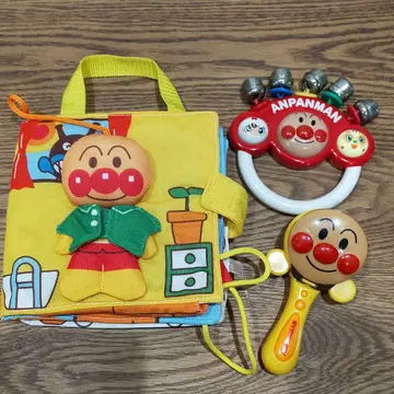 호빵맨 그림책과 완구 3종 세트