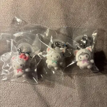 산리오 메지루시 액세서리 후와후와 스노우