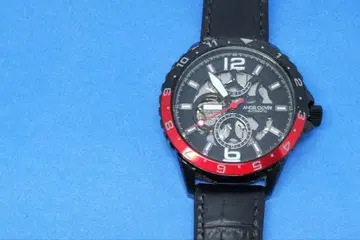 ANGEL CLOVER 자동 와인딩 손목시계 블랙/레드