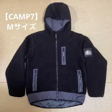 CAMP7 플리스 보아 자켓 블랙