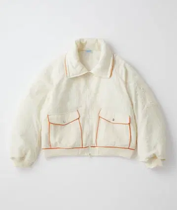 아이보리 집업 자켓