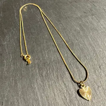 22KGP 22금GP 골드 하트 목걸이 유품 정리