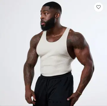 미사용 새상품 Vanquish Fitness 탱크탑 (스톤)