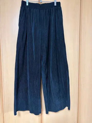 아즈노우아즈 오오라카 와이드 팬츠 사이즈 15 블랙