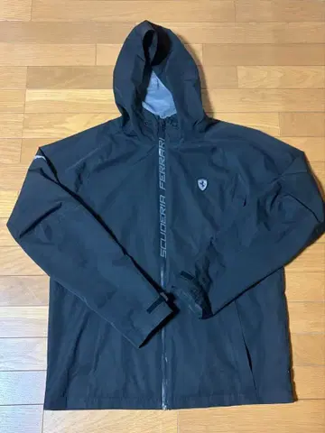 PUMA Scuderia Ferrari 후드 부착 자켓 블랙