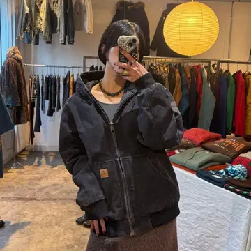 새상품급 Carhartt 액티브 자켓 블랙 size L