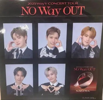 WayV 2025NO Way OUT 나고야 사진 포토 스티커 씰