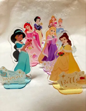 디즈니 프린세스 아크릴 스탠드 7체 세트