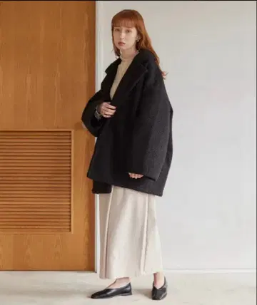 [새상품급] hinari 부클레 미들 코트