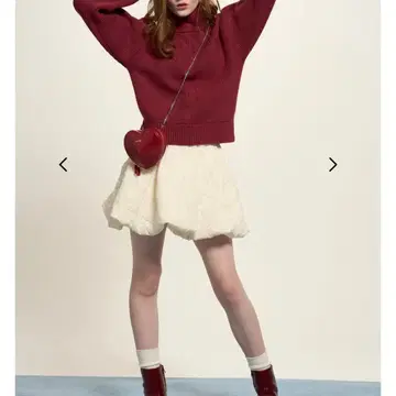 Evros 퀼팅 스커트 the toe