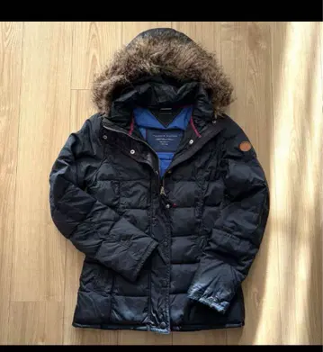 TOMMY HILFIGER 후드 부착 다운 자켓 S 사이즈