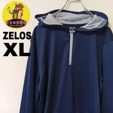 USA 구제 의류 ZELOS 스포츠 후드티 XL 네이비