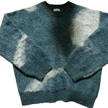 푹신푹신 니트 스웨터 다크 블루 그레이