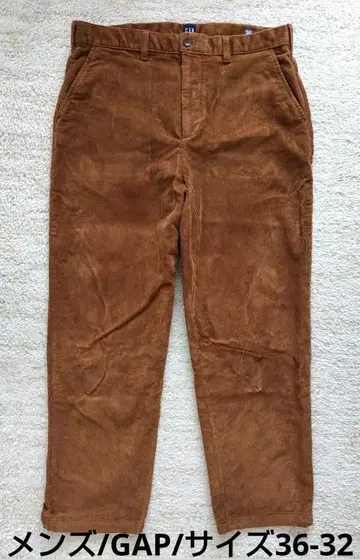 남성용/GAP/코듀로이 팬츠/36-32/브라운