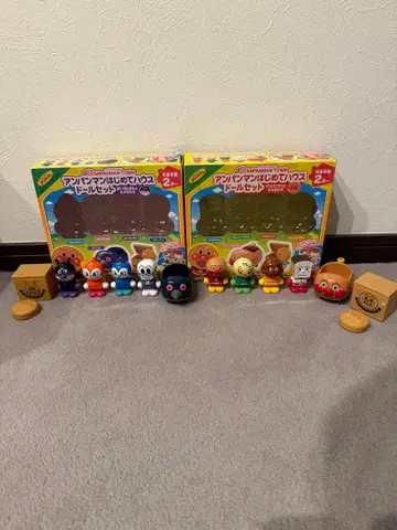 호빵맨 첫 하우스 인형 세트 호빵맨 세균맨 2세트