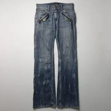 00s Gimmick Faeded Flared Denim Pants