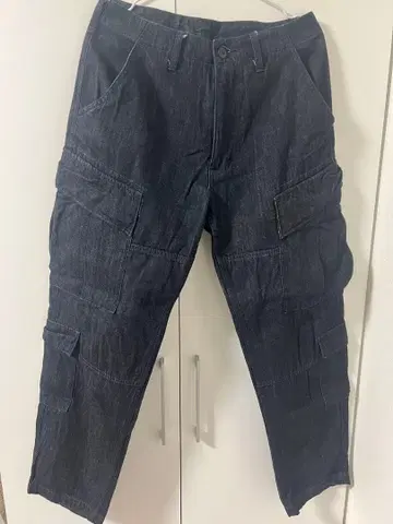 ALPHA 다크 블루 카고 팬츠