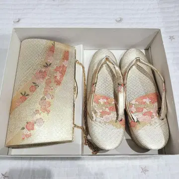 예복용 백 수 화장 소품 조리 백 세트 23.5cm 성인식 기모노