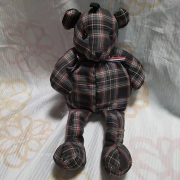 MICHEL KLEIN 체크 무늬 봉제 인형