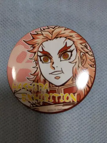 귀멸의 칼날 기둥 전시회 랜덤 에모셔널 캔뱃지 기둥 백경 렌고쿠 쿄쥬로