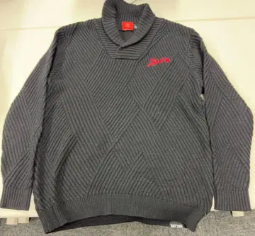 GOTCHA 블랙 케이블 니트 XL