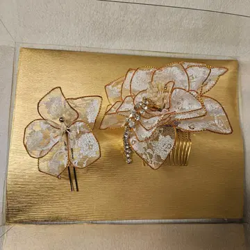 머리 장식 헤어 액세서리 2종 세트 파티 성인식 졸업식