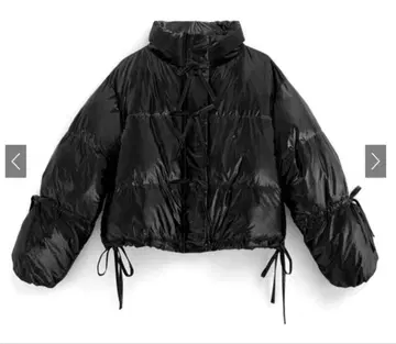 미사용 새상품 GRL 그레일 리본 다운 자켓