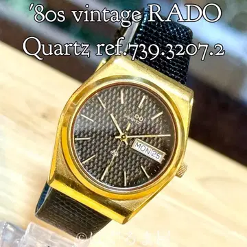 1980년대 제조 RADO Qz 남성용 워치 작동 확인됨