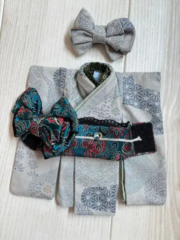 네오 브라이스 기모노 아웃핏 설날 후리소데 세트