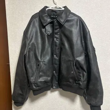 블랙 가죽 자켓