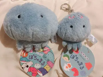 포챠마루 해파리 해저 산책 봉제 인형 키링 마스코트 해파리